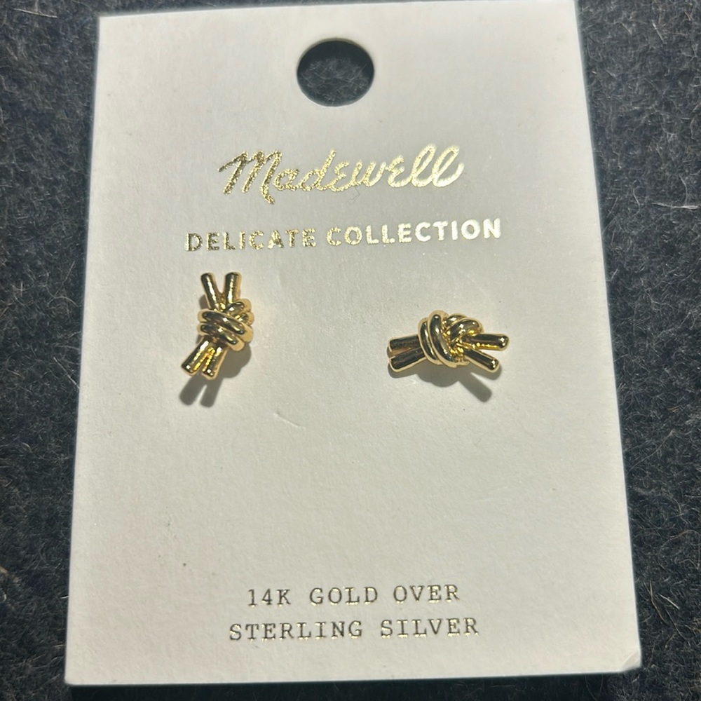 Madewell knot earrings